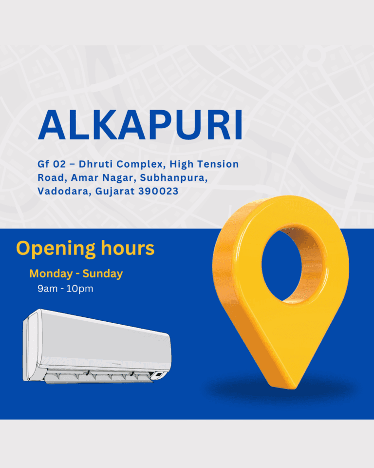 AC shifting in Alkapuri.