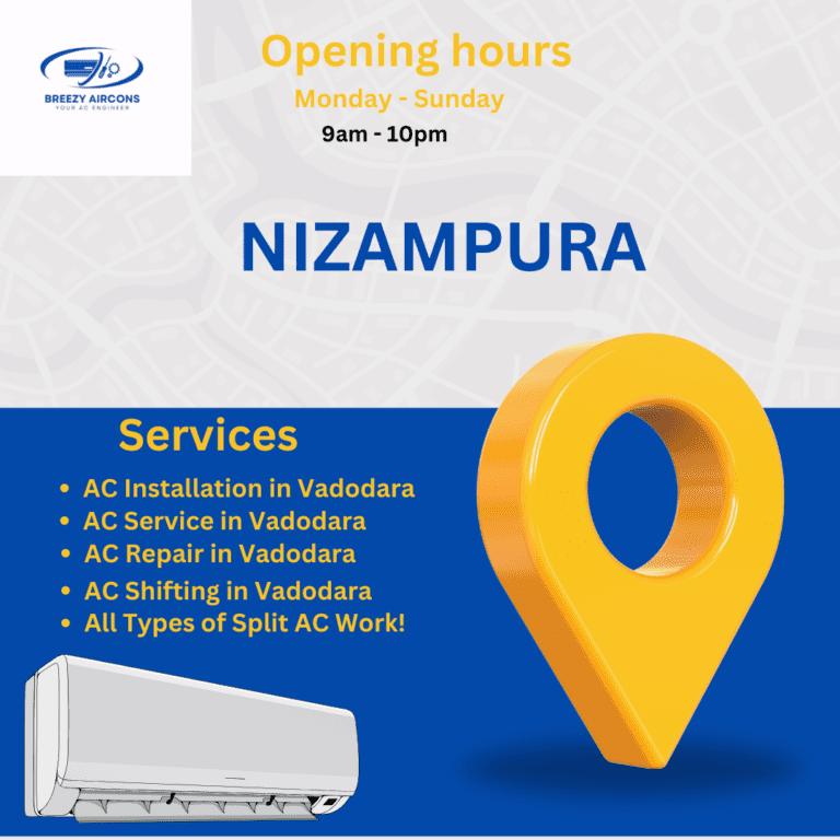 AC service in Nizampura Vadodara